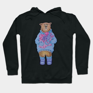 bear with gifts Hoodie